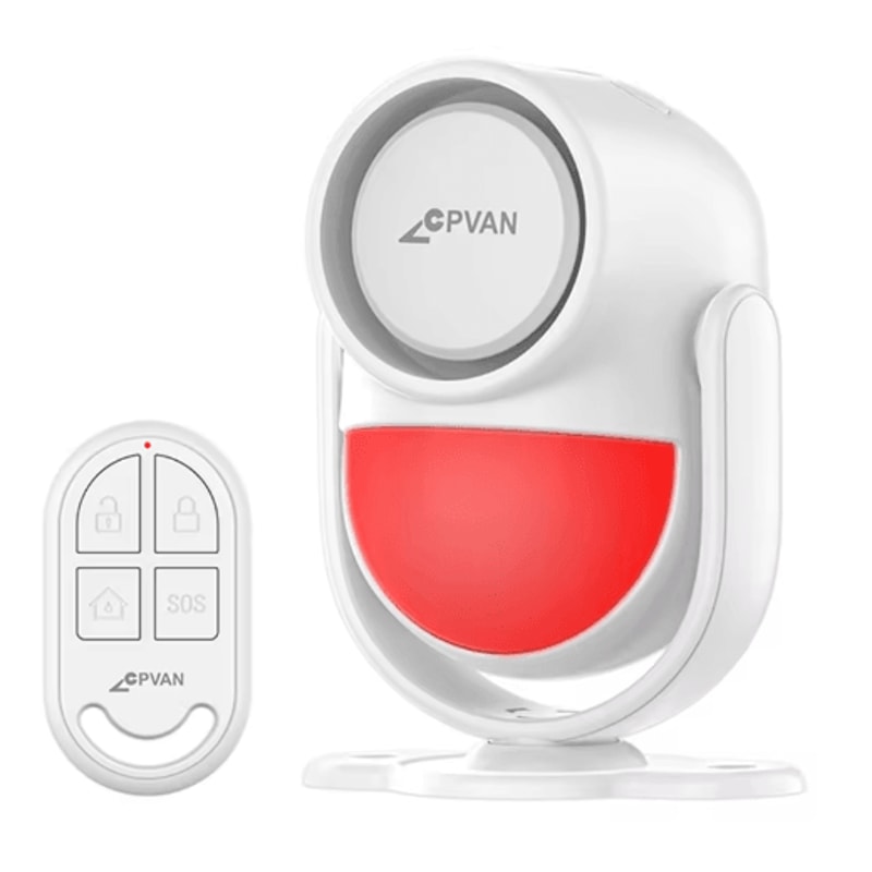 CPVAN Wireless PIR Motion Sensor Infrared Burglar Alarm With 125dB Siren 433MHz 1