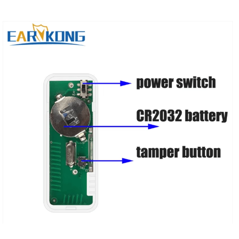 Wireless Door Window Sensor 433MHz Open Door Detector For Smart Alarm Systems 6