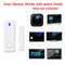 Wireless Door Window Sensor 433MHz Open Door Detector For Smart Alarm Systems 0