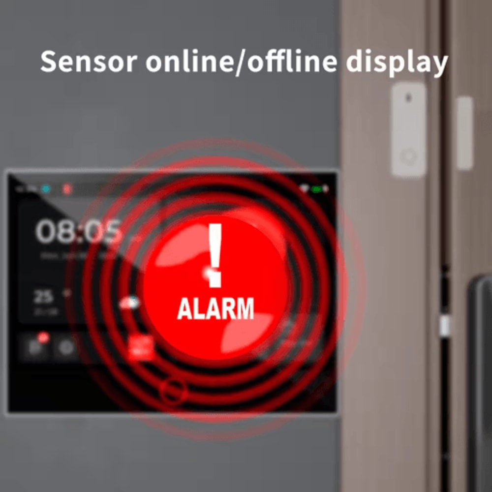 KERUI 4G WiFi Smart Home Alarm System 7 IPS Touchscreen Security Hub 8