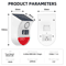 Solar PIR Sensor Alarm Tuya WiFi Outdoor Wireless Strobe Siren 2