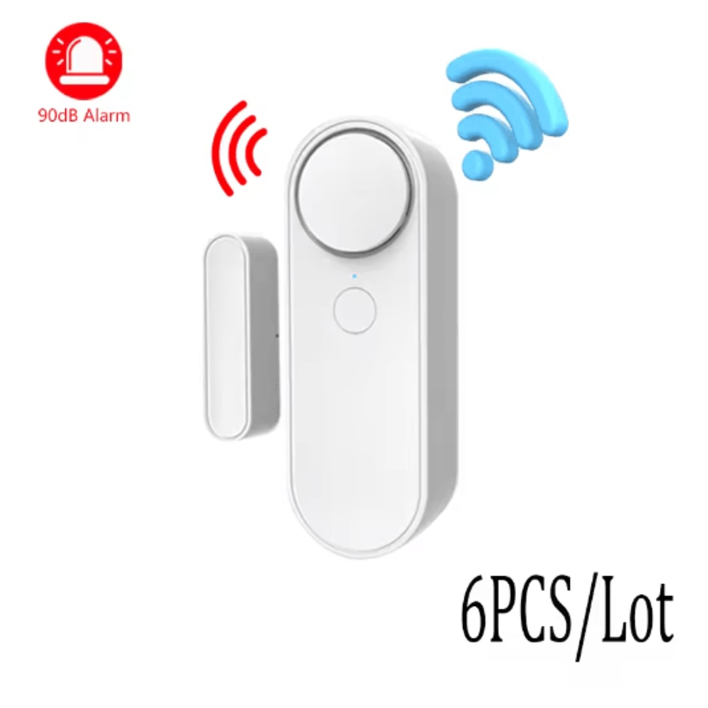 Tuya WiFi Door Window Sensor OpenClosed Security Detector With 90dB Siren 2