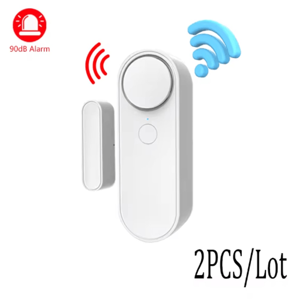 Tuya WiFi Door Window Sensor OpenClosed Security Detector With 90dB Siren 5