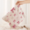 LargeCapacity Corduroy Cosmetic Bag Bow Print Makeup Toiletry Organizer 3