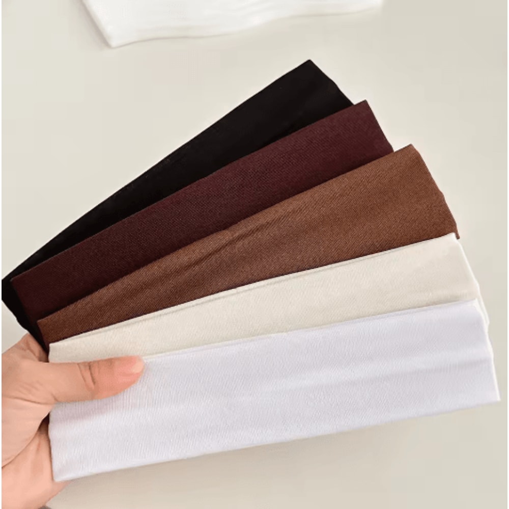 HighStretch Sports Headband SweatAbsorbent Elastic Hairband For Women 3