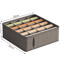 Underwear Drawer Organizer MultiCompartment Wardrobe Storage Box For Socks Lingerie 5