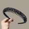 NonSlip Rhinestone Hair Hoop Shiny Toothed Elastic Headband For Women 4