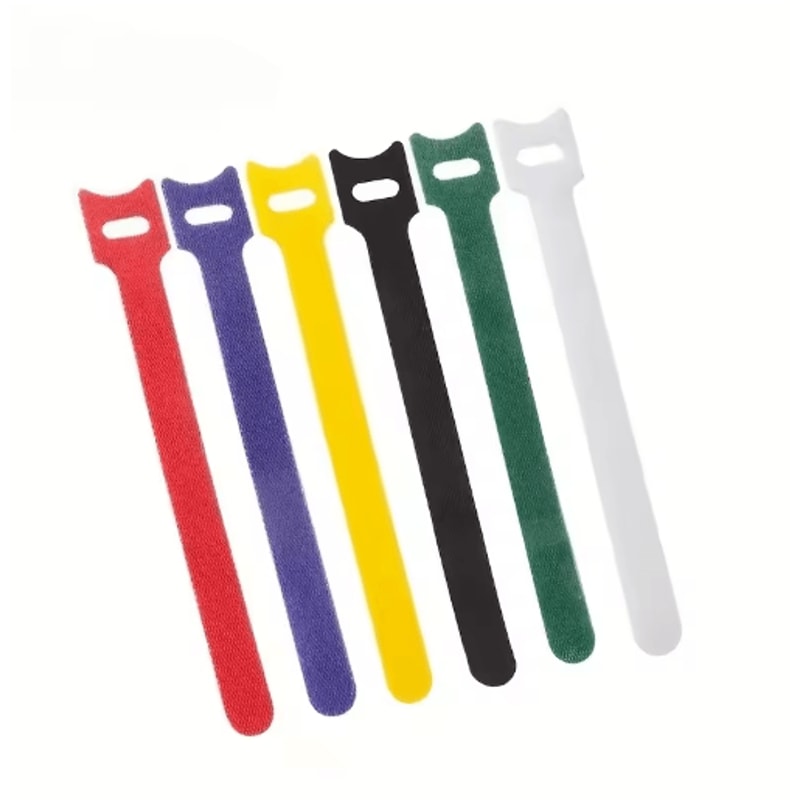 Adjustable Cable Management Straps Reusable Desk Wire Organizers 50pcs 12 By 150mm 0