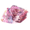 Organza Gift Bags With Drawstring Colorful Tree Print Jewelry Party Packaging 100pcs 3