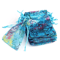Organza Gift Bags With Drawstring Colorful Tree Print Jewelry Party Packaging 100pcs 5