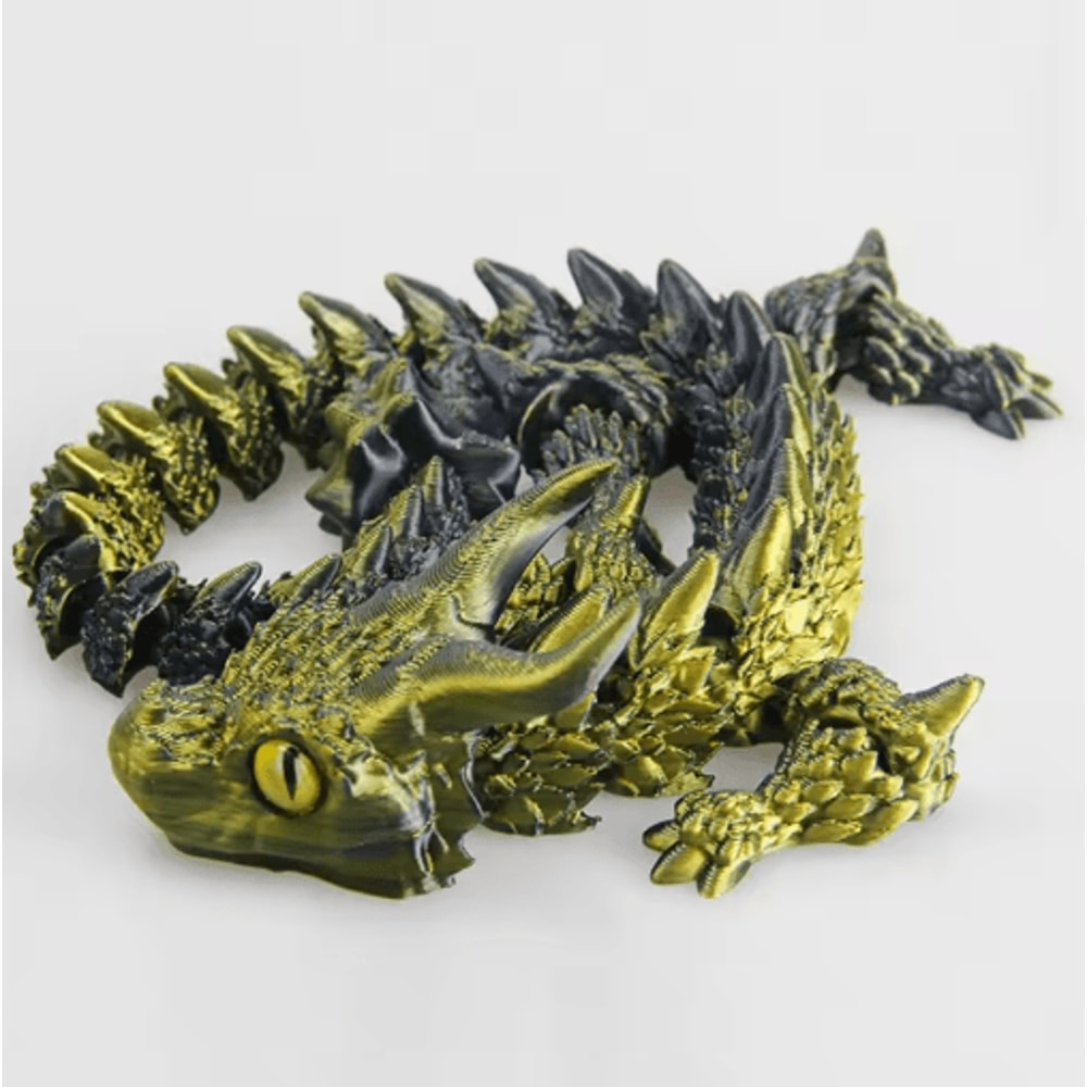 3D Printed Magic Dragon Fidget Toy Articulated Movable Joint Desk Ornament 6