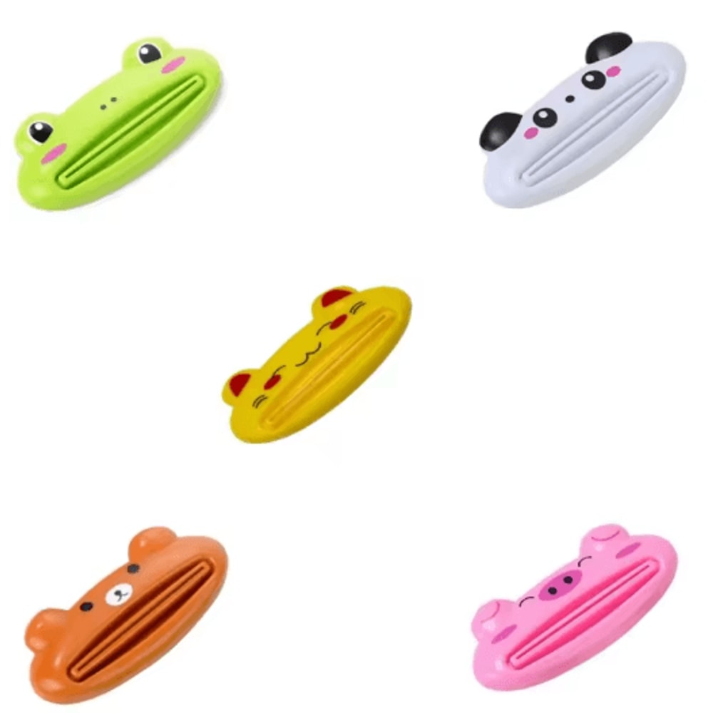 Cute Animal Toothpaste Squeezer Multifunction Cartoon Tube Dispenser 245pcs 4
