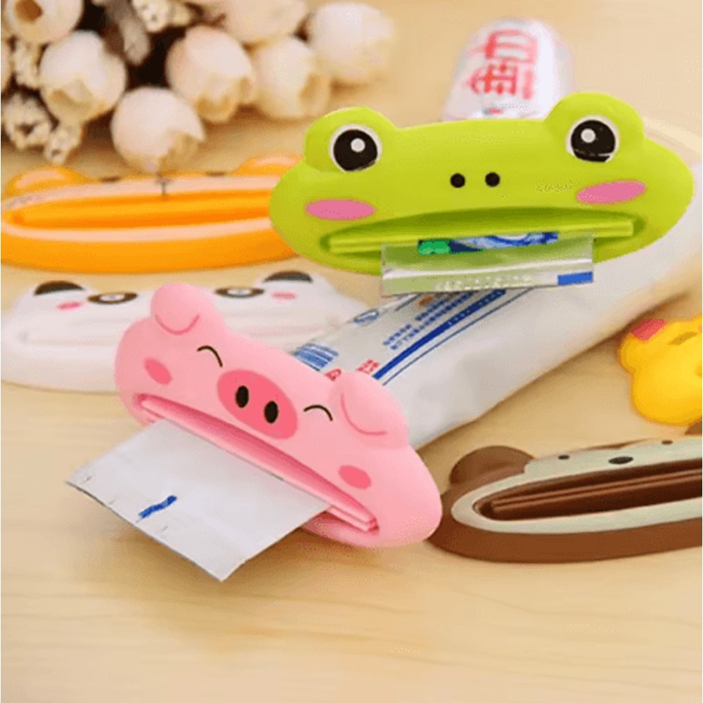 Cute Animal Toothpaste Squeezer Multifunction Cartoon Tube Dispenser 245pcs 19