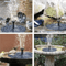 SolarPowered Floating Fountain Pump Decorative Water Feature 13cm 16cm 18cm 5