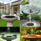 SolarPowered Floating Fountain Pump Decorative Water Feature 13cm 16cm 18cm 7