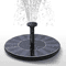 SolarPowered Floating Fountain Pump Decorative Water Feature 13cm 16cm 18cm 0