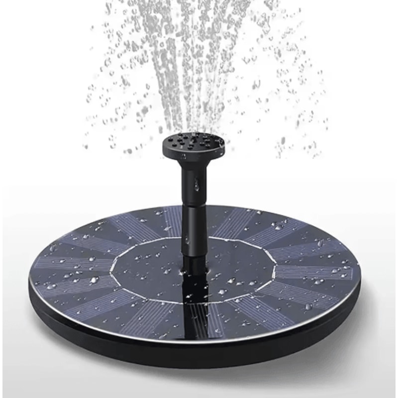 SolarPowered Floating Fountain Pump Decorative Water Feature 13cm 16cm 18cm 0