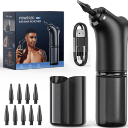 electric ear cleaner kit – water irrigation ear wax removal with 4 pressure modes