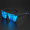 Colorful Square Sports Sunglasses OnePiece UV400 Lens With Patterned Temples 4