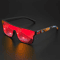 Colorful Square Sports Sunglasses OnePiece UV400 Lens With Patterned Temples 5
