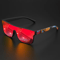 Colorful Square Sports Sunglasses OnePiece UV400 Lens With Patterned Temples 5