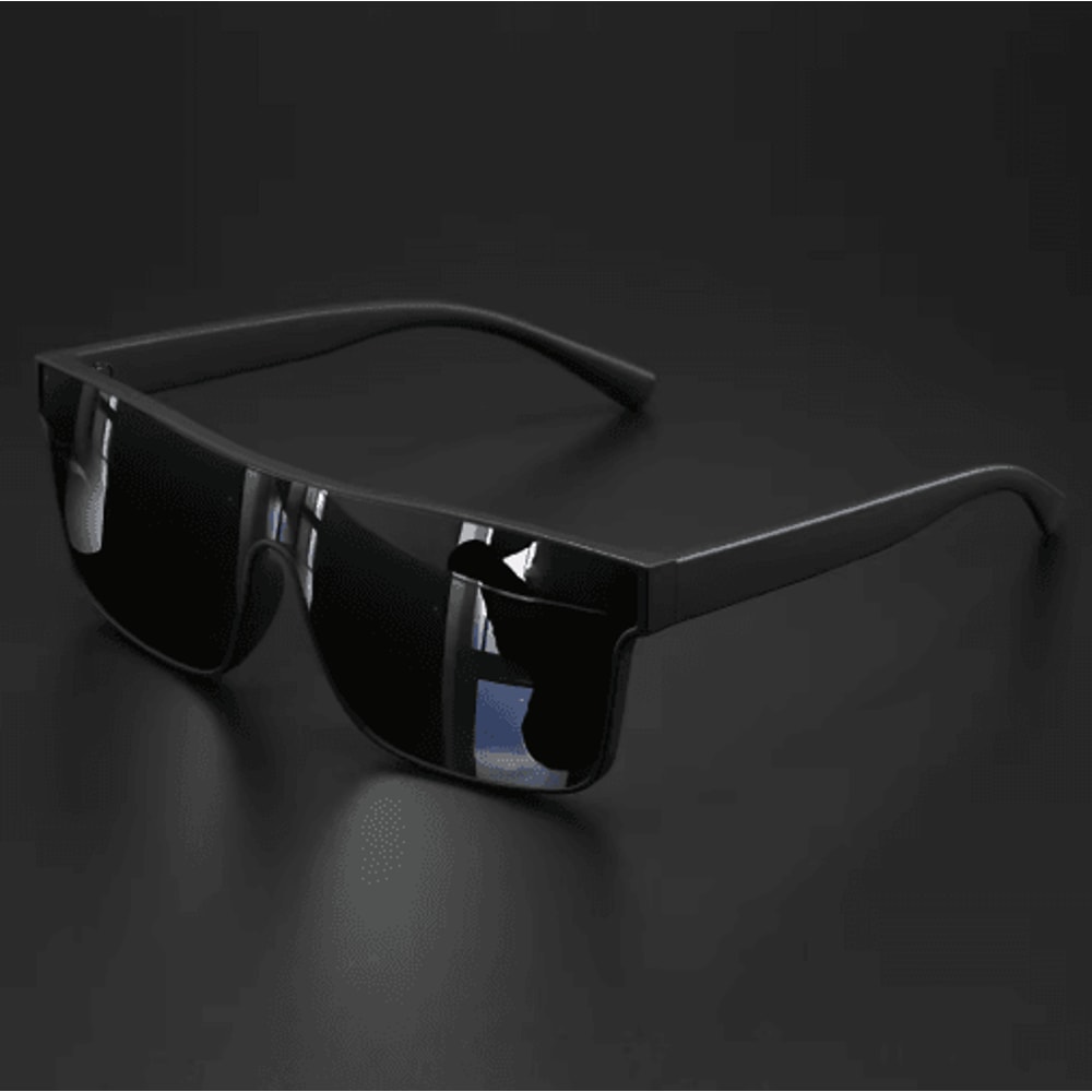 Colorful Square Sports Sunglasses OnePiece UV400 Lens With Patterned Temples 6
