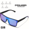 Colorful Square Sports Sunglasses OnePiece UV400 Lens With Patterned Temples 8
