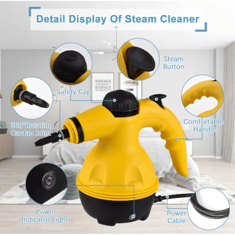 Handheld HighTemperature Steam Cleaner Powerful Grease Grime Removal Tool 5