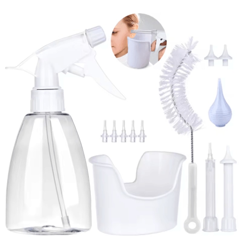 300ml Ear Cleaner Wax Removal Tool Portable Water Irrigation Flushing System 0