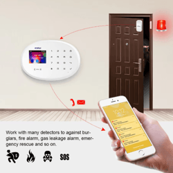 kerui smart home alarm system – wifi + gsm 433mhz wireless security kit