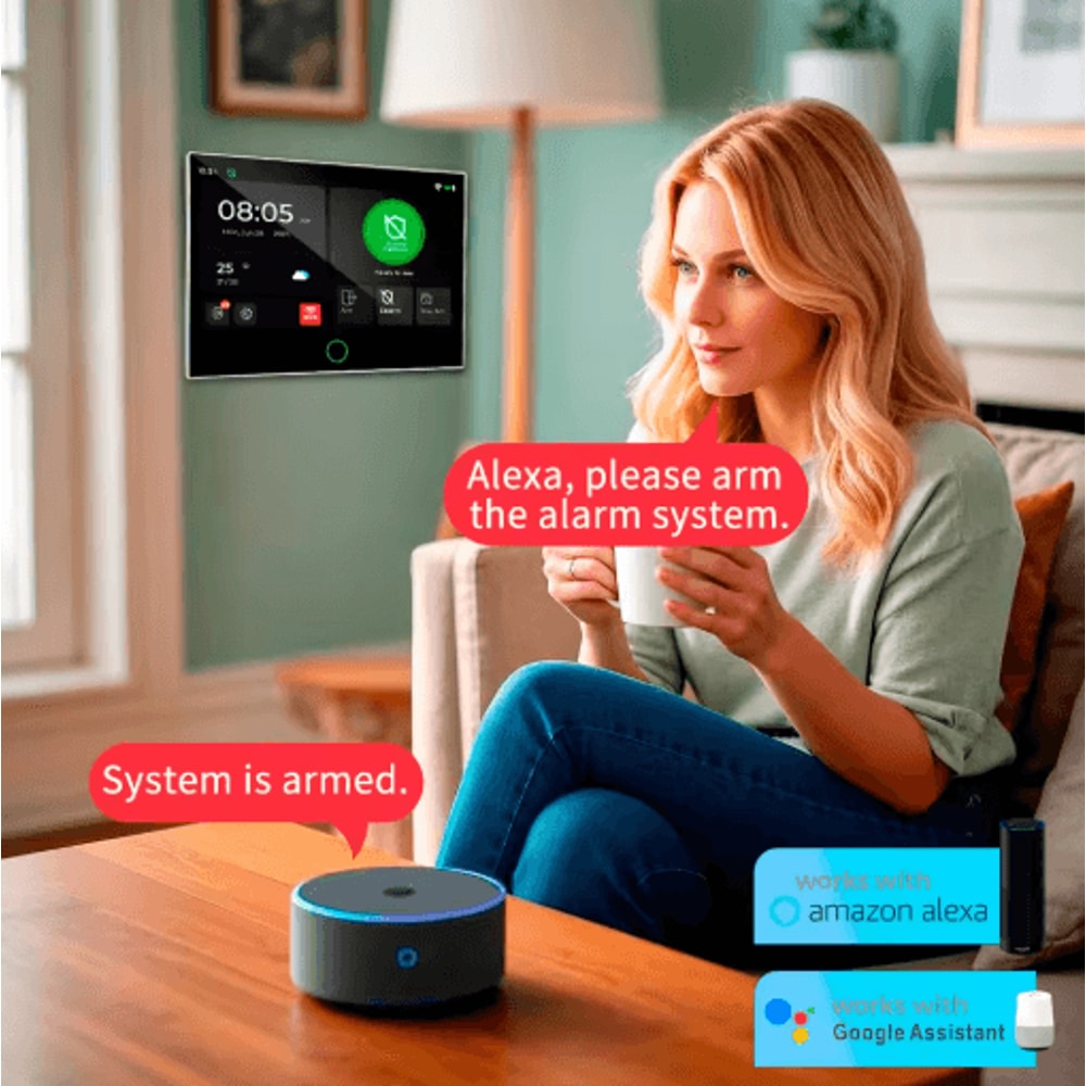 KERUI G70 Tuya Smart Home Alarm System WiFi 4G With 7 Touchscreen Panel 7