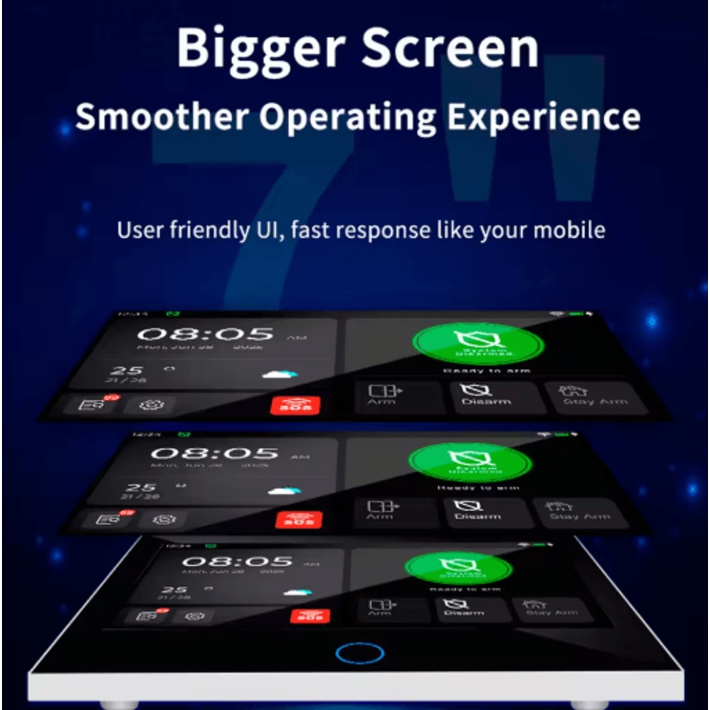 KERUI G70 Tuya Smart Home Alarm System WiFi 4G With 7 Touchscreen Panel 9