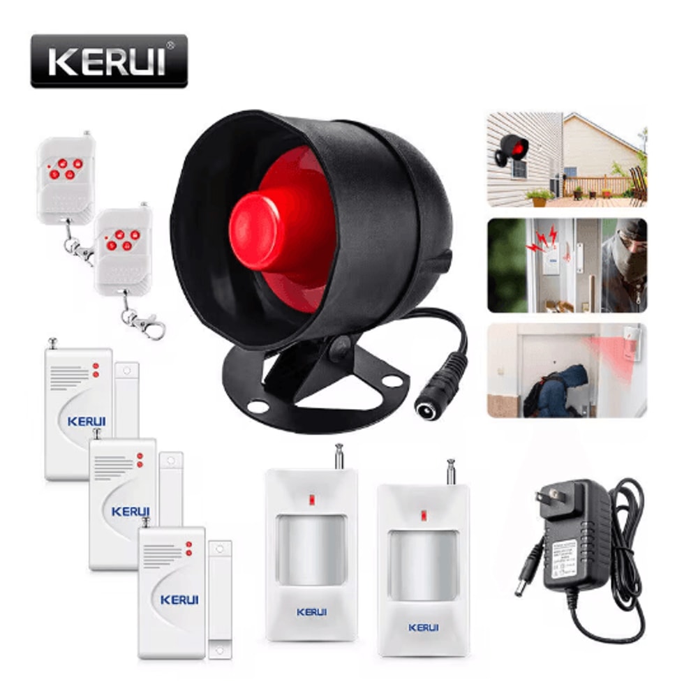 KERUI Standalone Wireless PIR Alarm Siren Home Garage Burglar Alert 1