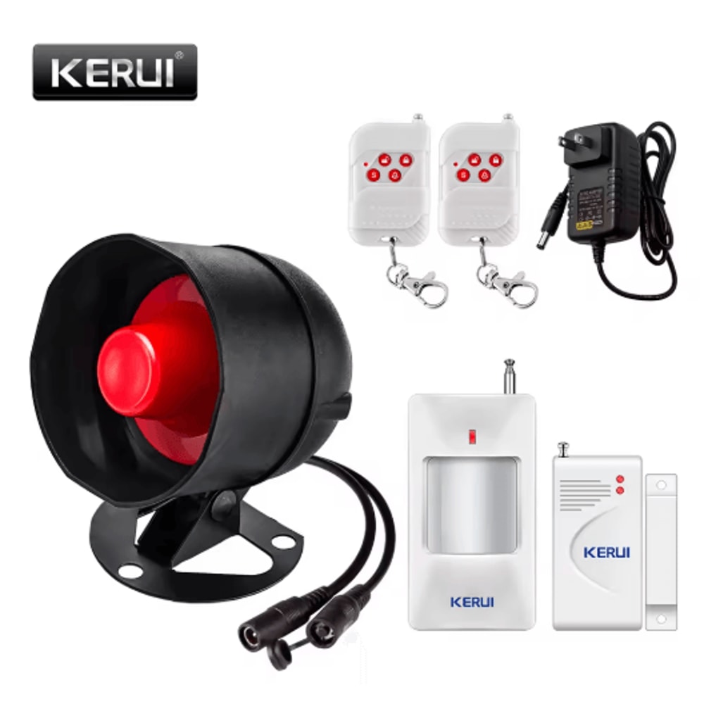 KERUI Standalone Wireless PIR Alarm Siren Home Garage Burglar Alert 3