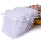 White Organza Drawstring Gift Bags 100Pack Elegant Party Jewelry Favor Pouches 5