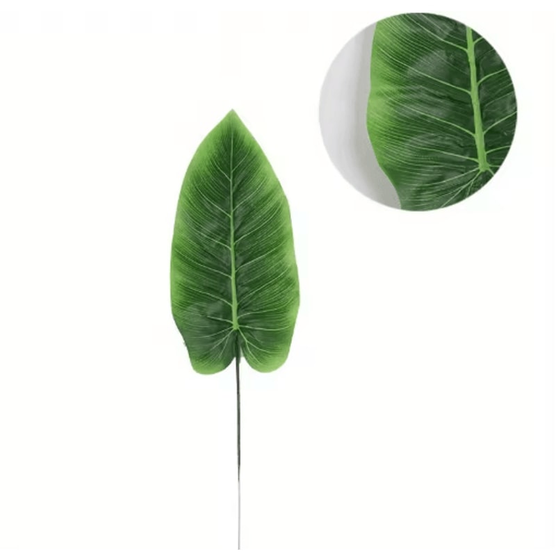 Artificial Banana Leaf Palm Branches 20Pack Realistic Green Foliage For Home Event Decor 6