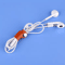 PU Leather Cable Organizer Straps Reusable Cord Management Ties For Home Office Travel 3