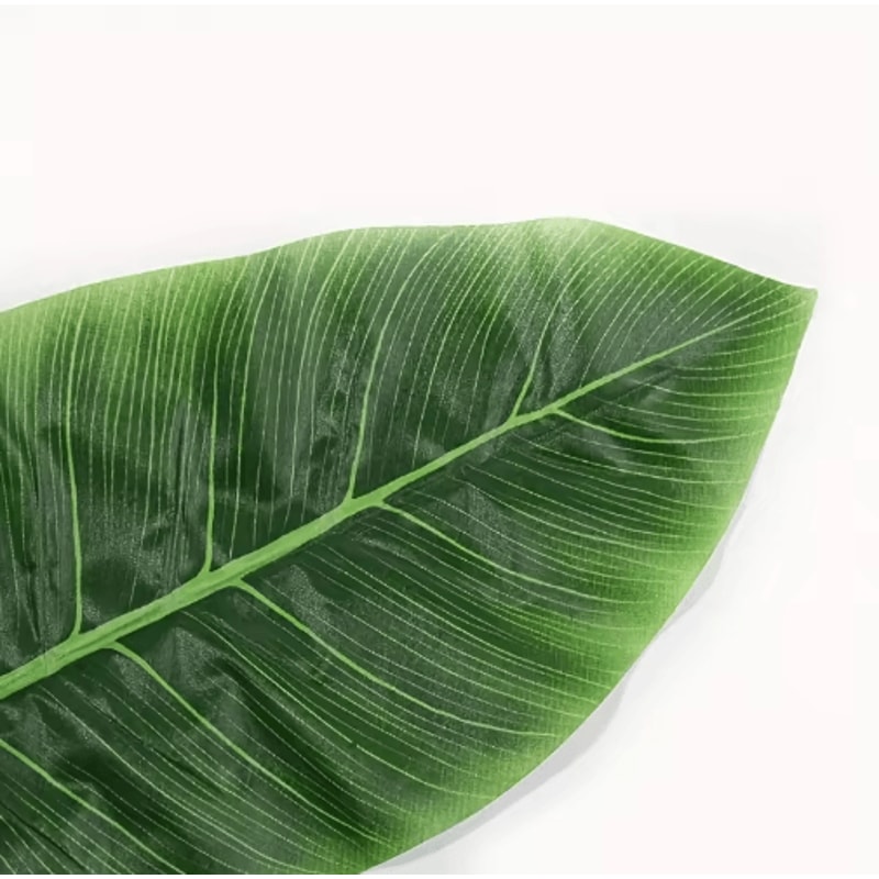 Artificial Banana Leaf Palm Branches 12Pack Realistic Green Foliage For Home Event Decor 2