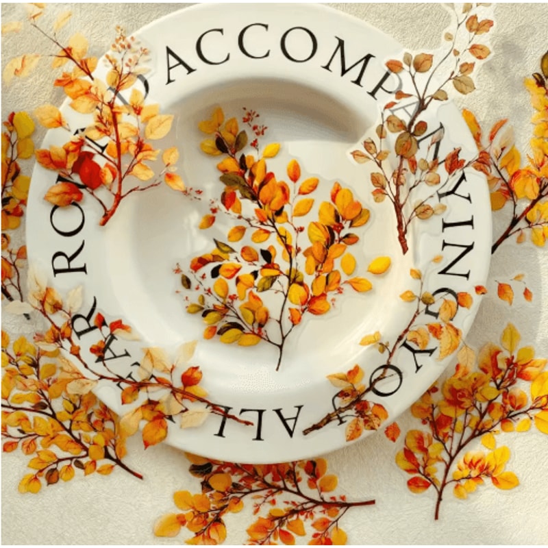 Retro Plant Flower PET Stickers 20Pack DIY Journal Scrapbooking Decoration Set 6