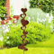 Rustic HeartShaped Iron Garden Stake Metal Outdoor Decor For Garden Patio Yard 4