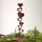 Rustic HeartShaped Iron Garden Stake Metal Outdoor Decor For Garden Patio Yard 6