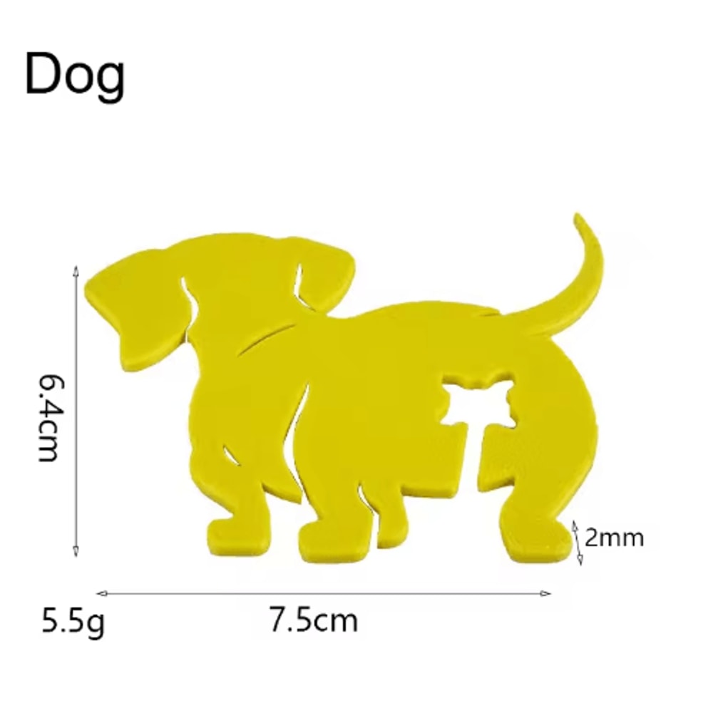 Cat Dog Butt Bread Bag Clips 6Pack Reusable Sealing Clips For Kitchen Storage 2