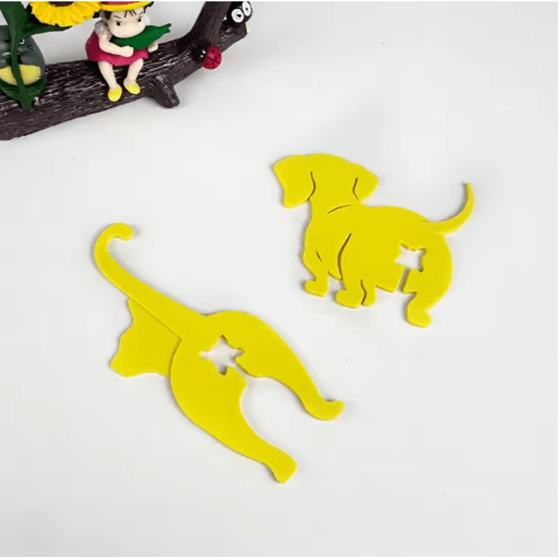 Cat Dog Butt Bread Bag Clips 6Pack Reusable Sealing Clips For Kitchen Storage 4
