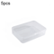 Transparent Playing Card Storage Boxes 5Pack Plastic Card Organizer Cases For Games 1
