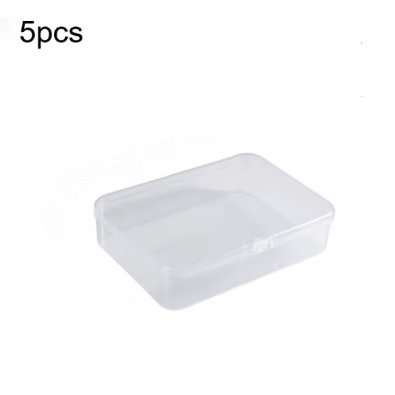 Transparent Playing Card Storage Boxes 5Pack Plastic Card Organizer Cases For Games 1