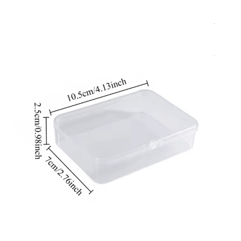 Transparent Playing Card Storage Boxes 5Pack Plastic Card Organizer Cases For Games 2