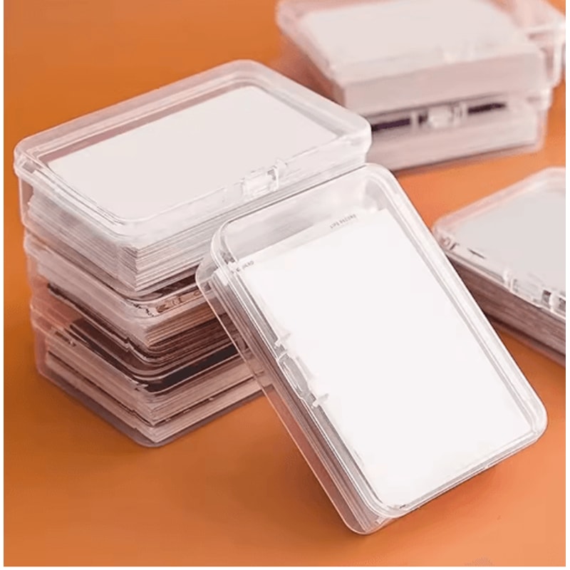 Transparent Playing Card Storage Boxes 5Pack Plastic Card Organizer Cases For Games 4
