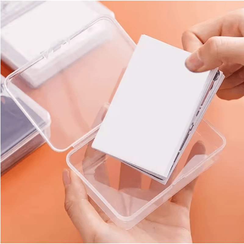 Transparent Playing Card Storage Boxes 5Pack Plastic Card Organizer Cases For Games 7
