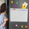 Magnetic Memo Message Board Reusable Erasable Refrigerator Note Pad Weekly Planner 6