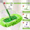 Reusable Chenille Mop Cloth Covers 4Pack Soft Highly Absorbent Floor Cleaning Pads 6
